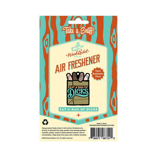 Wood Rocket Air Freshener Bag of Dicks | WorldCondoms