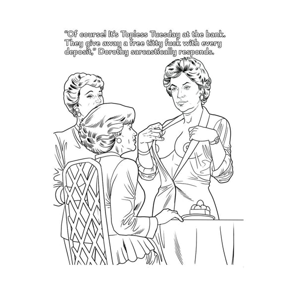 The Golden GILFs Porn Parody Coloring Book | WorldCondoms