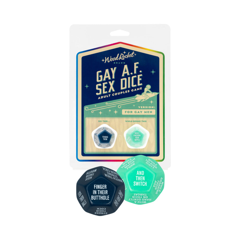 Gay AF Sex Dice | WorldCondoms Main image