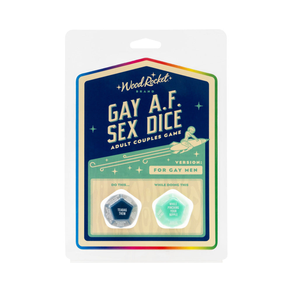 Gay AF Sex Dice | WorldCondoms