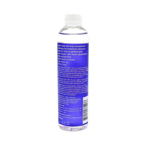 Adam & Eve Masturbator Lubricant 8 oz. Back