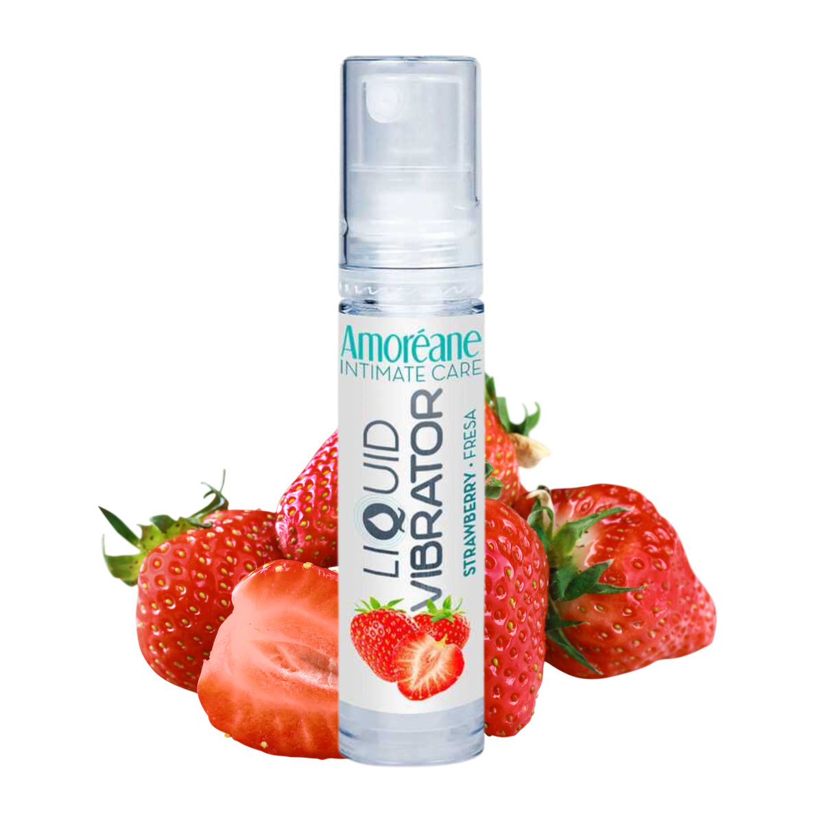 Amoreane Liquid Vibrator Strawberry 0.33 fl.oz