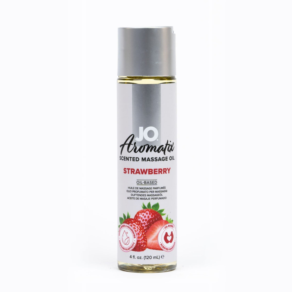 JO Aromatix Massage Oil Strawberry 4 fl.oz Main image
