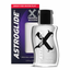 The Astroglide X Premium Silicone Liquid bottle next to its purple retail box packaging.