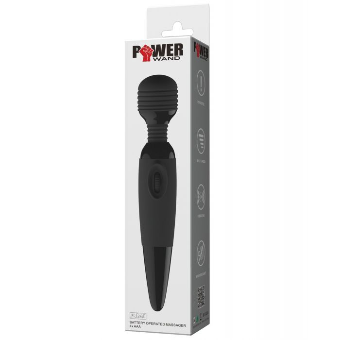 Pretty Love Power Wand Black | WorldCondoms