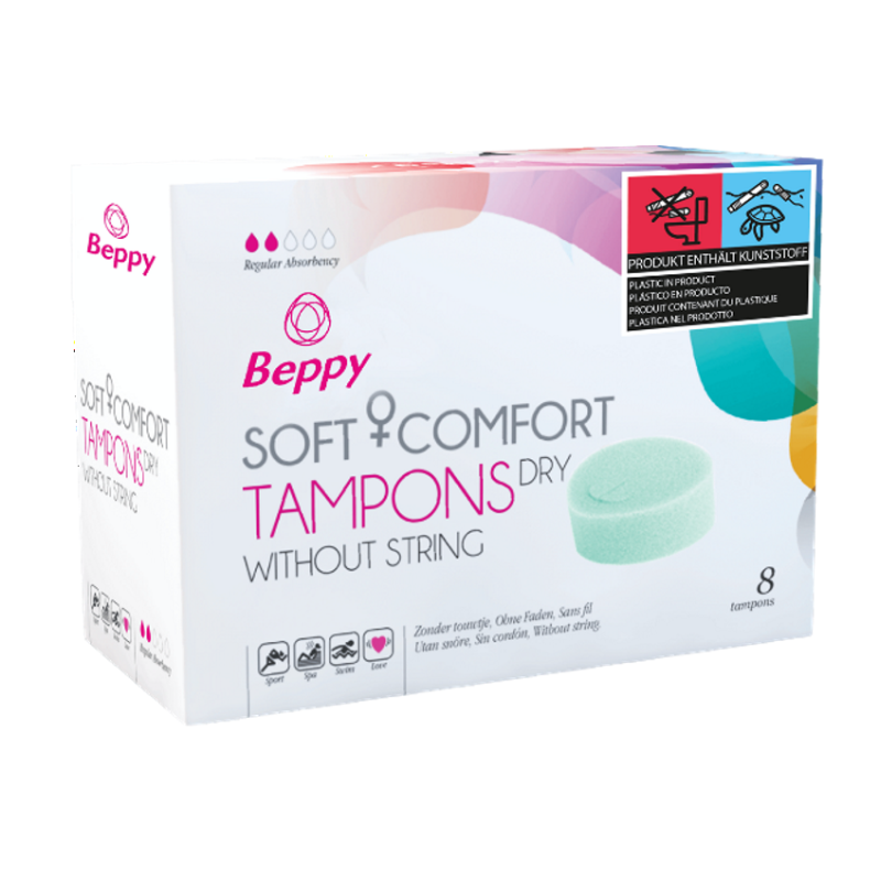 Beppy Soft Comfort Tampons Dry Box 8 ️ WorldCondoms