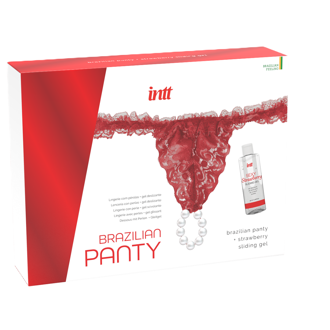 intt Brazilian Red Panty & Lube Kit