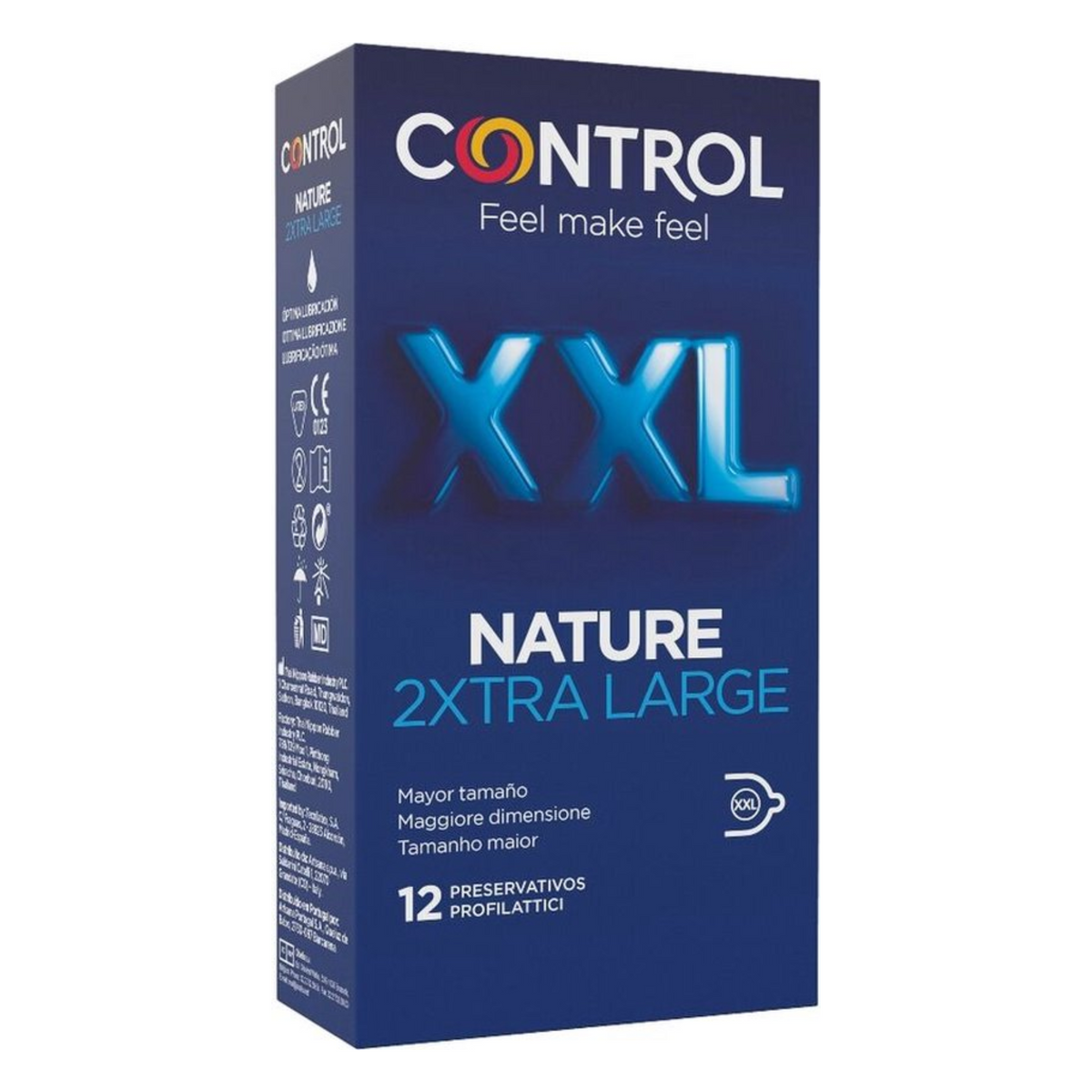 Control Nature 2XTRA Large XXL Box 12 | WorldCondoms Main image