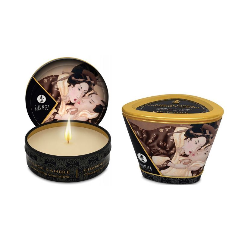 Shunga Excitation Massage Candle Intoxicating Chocolate Imagen principal del producto