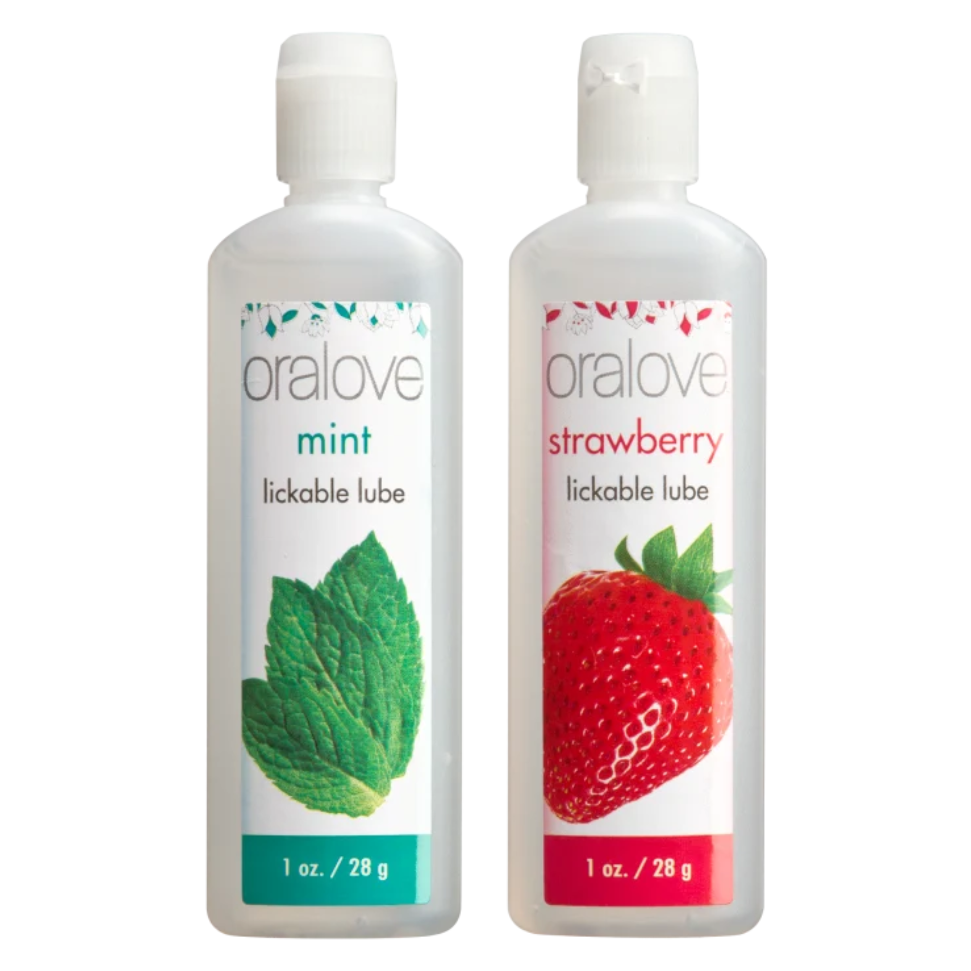 Doc Johnson Oralove Delicious Duo Lickable Strawberry & Mint Secondary image