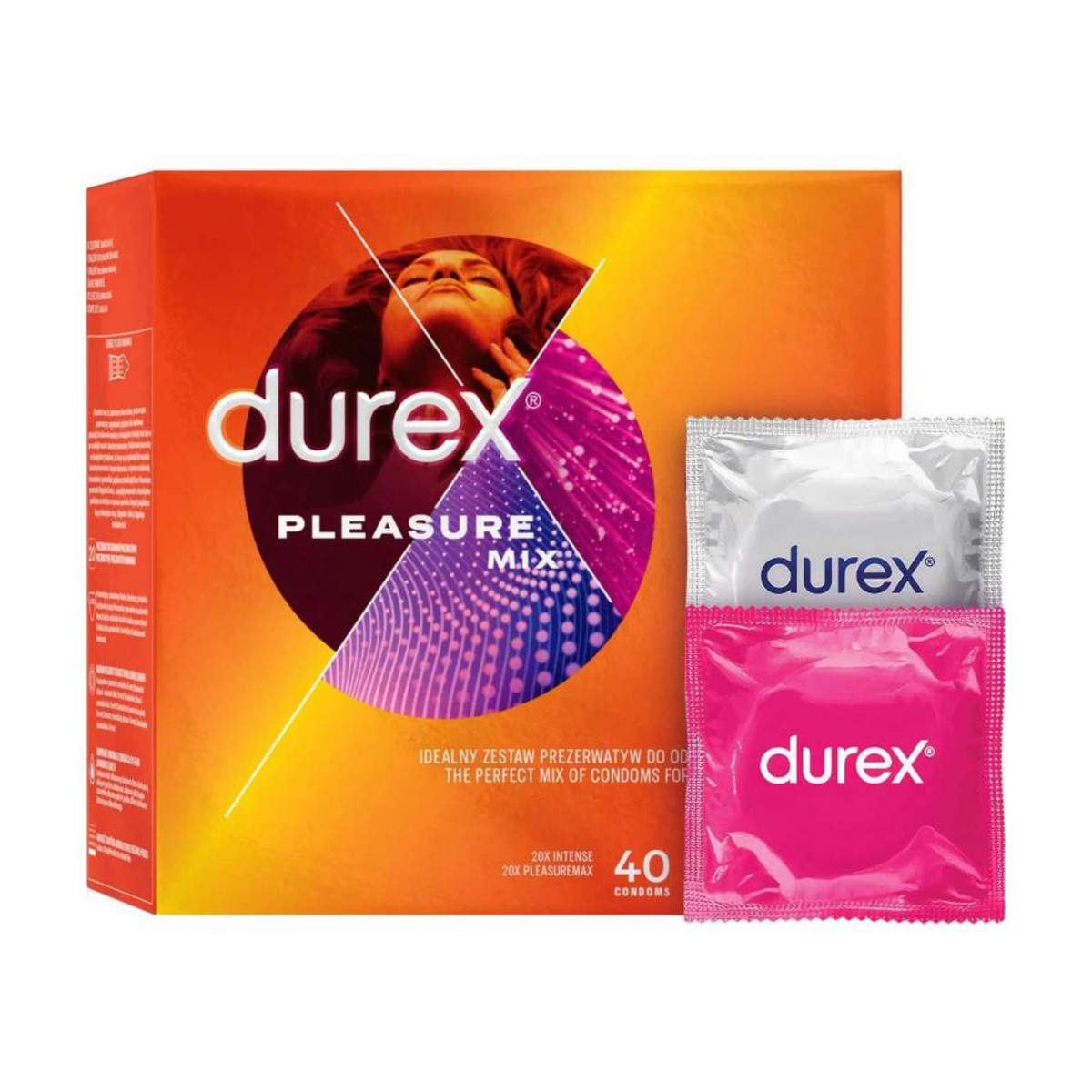 Durex Pleasure Mix Box of 40 ️ WorldCondoms