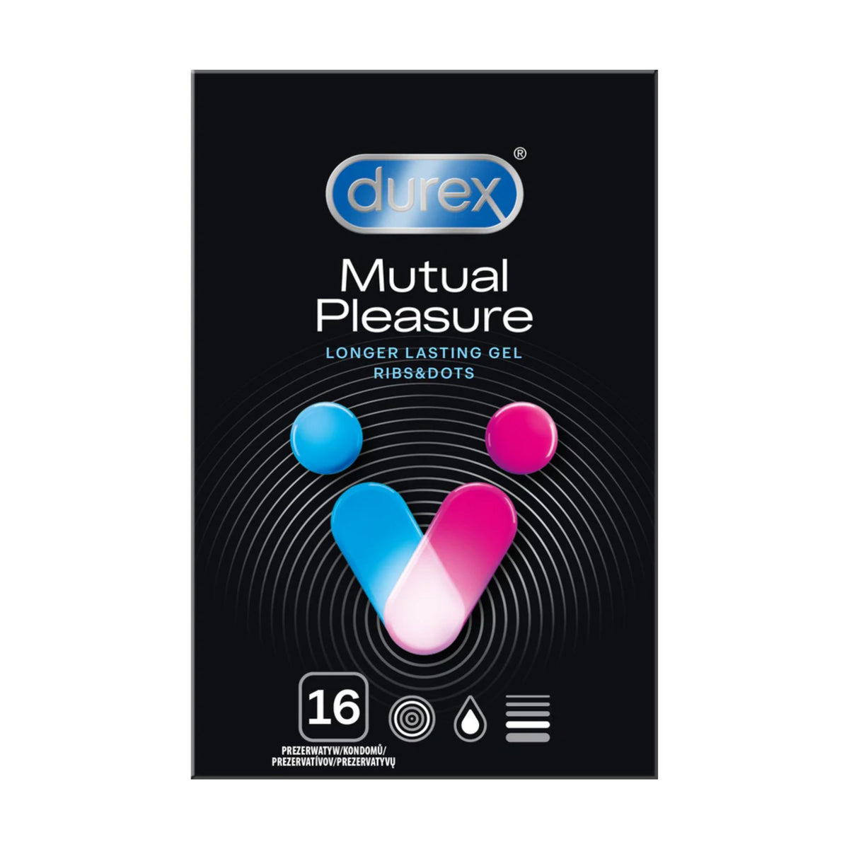 Durex Mutual Pleasure Box 16 | WorldCondoms Main image