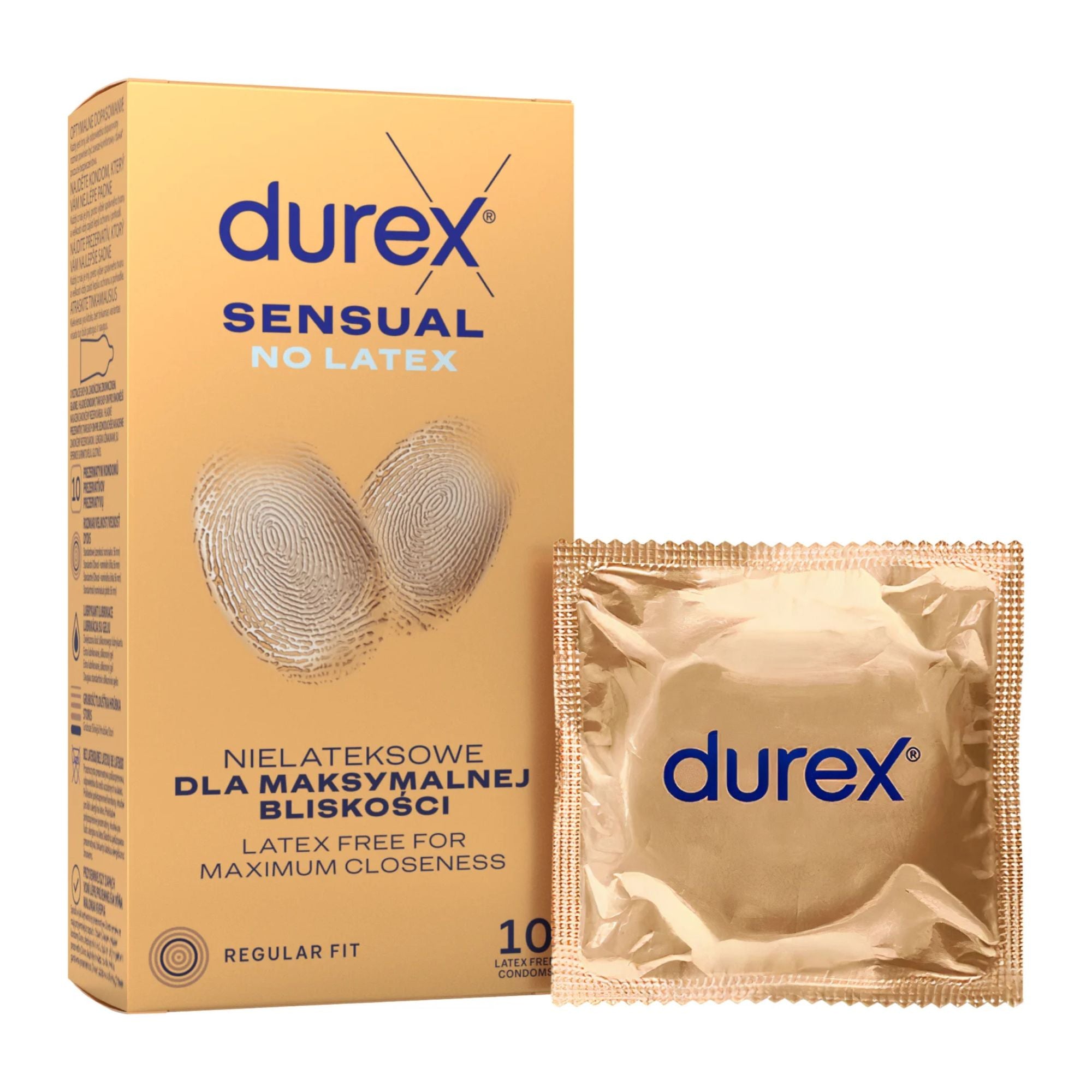 Durex Sensual No Latex 10 Pack Secondary image