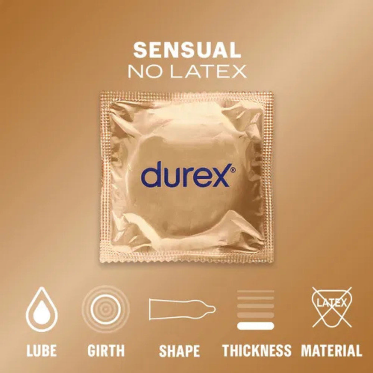 Durex Sensual No Latex 10 Pack