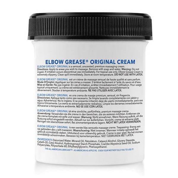 Elbow Grease Original Cream 3.4 fl oz Back