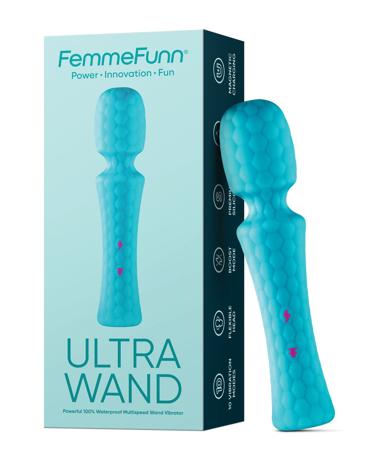 Femme Funn Ultra Wand Turquoise | WorldCondoms Main image