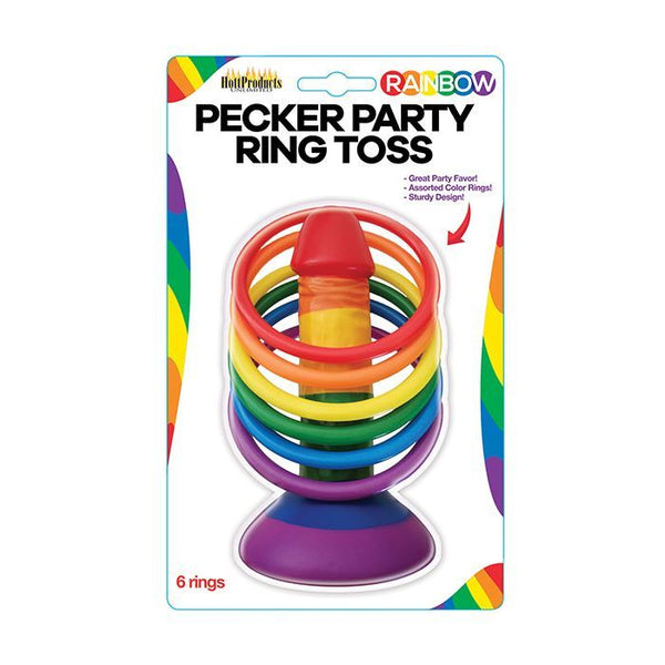 Rainbow Pecker Party Ring Toss | WorldCondoms