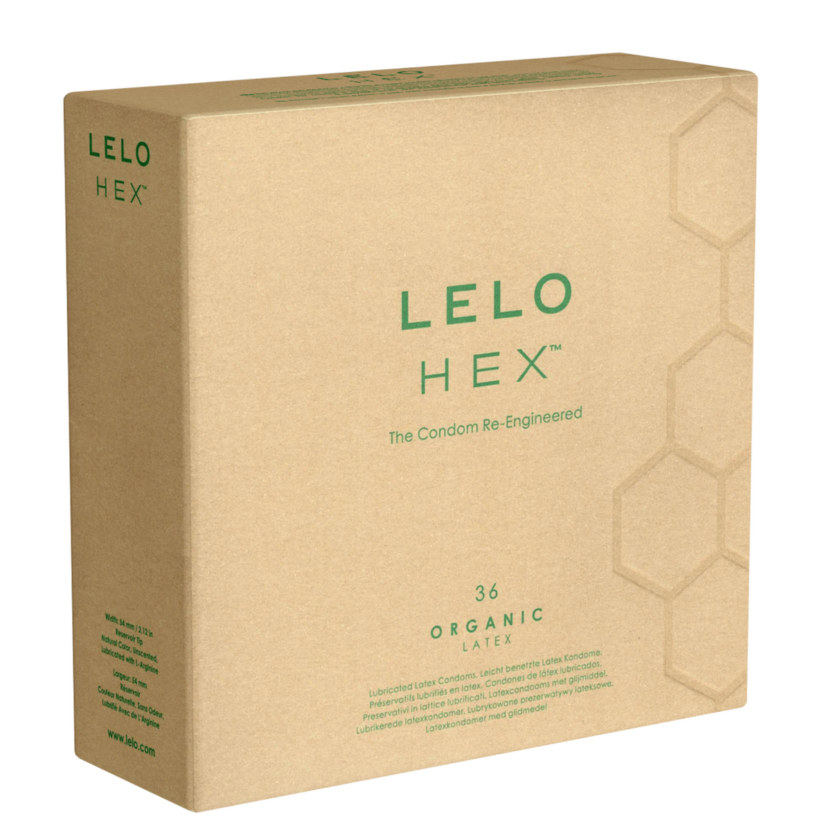 LELO HEX Organic Box 36 | WorldCondoms Main image