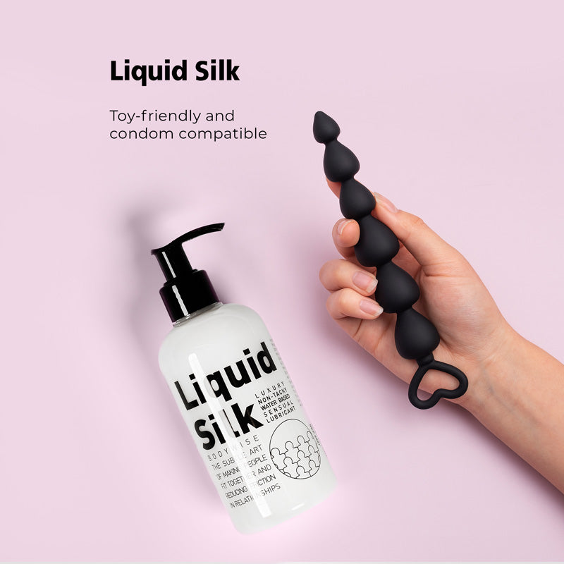 Liquid Silk 3 bottles x 250 ml / 8.45 fl.oz Lubricant ❤️ WorldCondoms