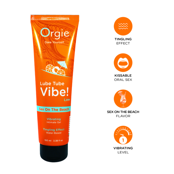 Orgie Lube Tube Vibe Sex on The Beach 3.38 fl oz