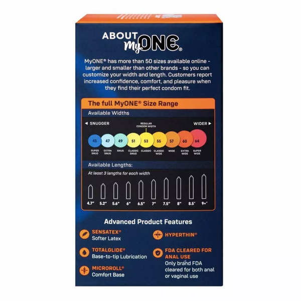 My One Extra Wide Box 10 | WorldCondoms