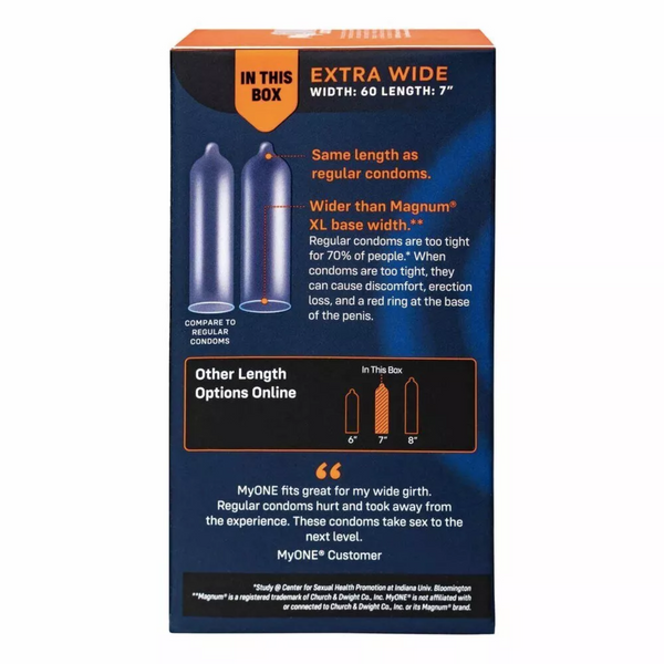 My One Extra Wide Box 10 | WorldCondoms