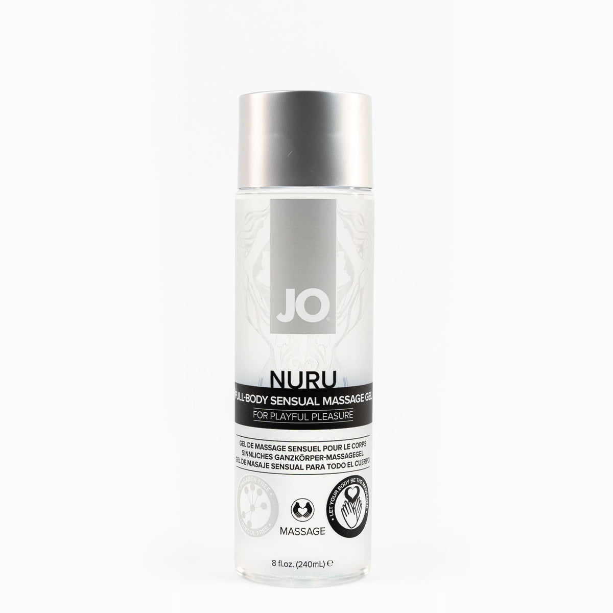 JO NURU Full-Body Sensual Massage Gel 8 fl.oz Main image
