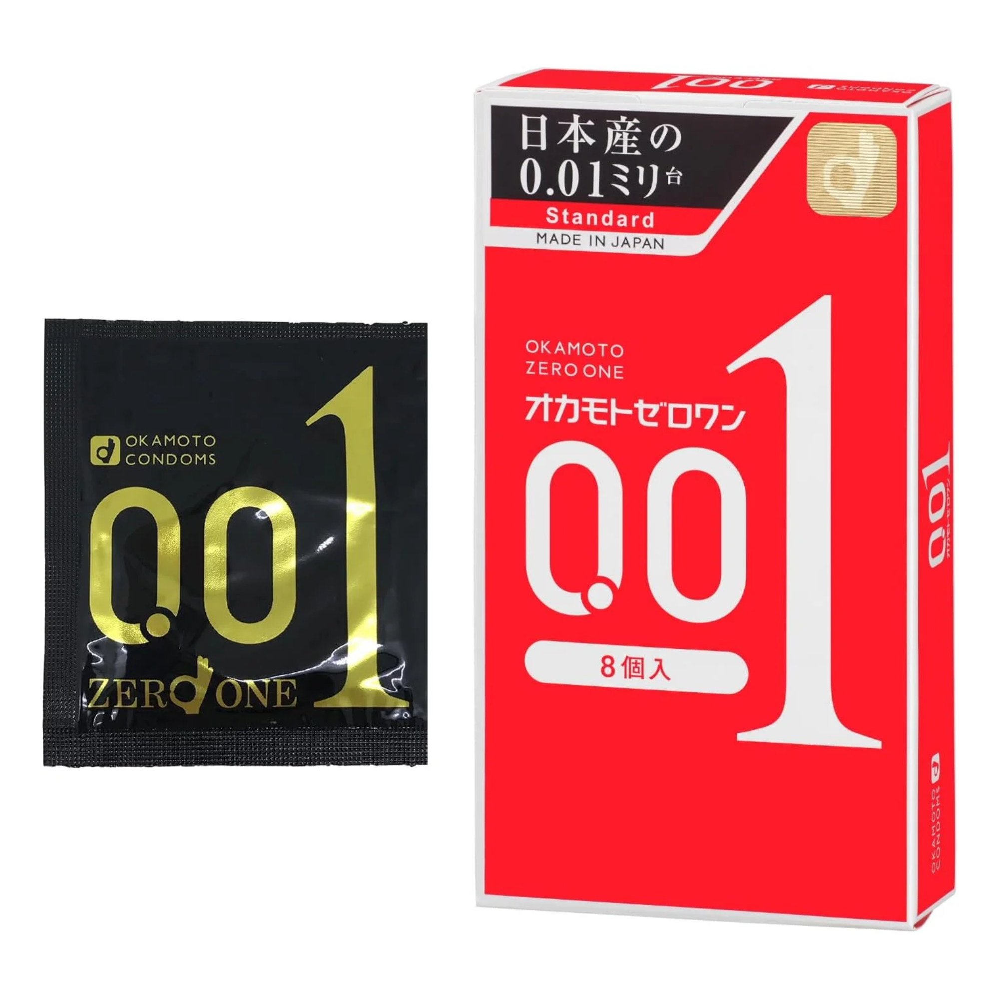 Okamoto Zero One 001 8 Pack Secondary image