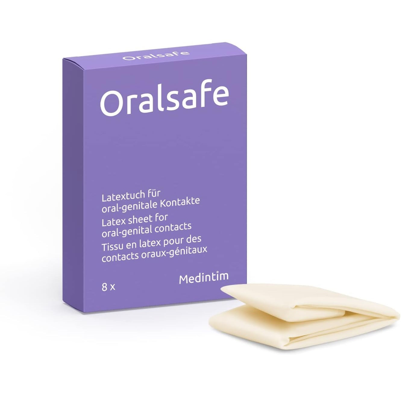 Oral Safe Neutral8 Dams Pack 8 Secondary image