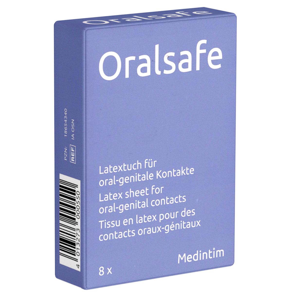 Oral Safe Neutral8 Dams Pack 8 | WorldCondoms Main image