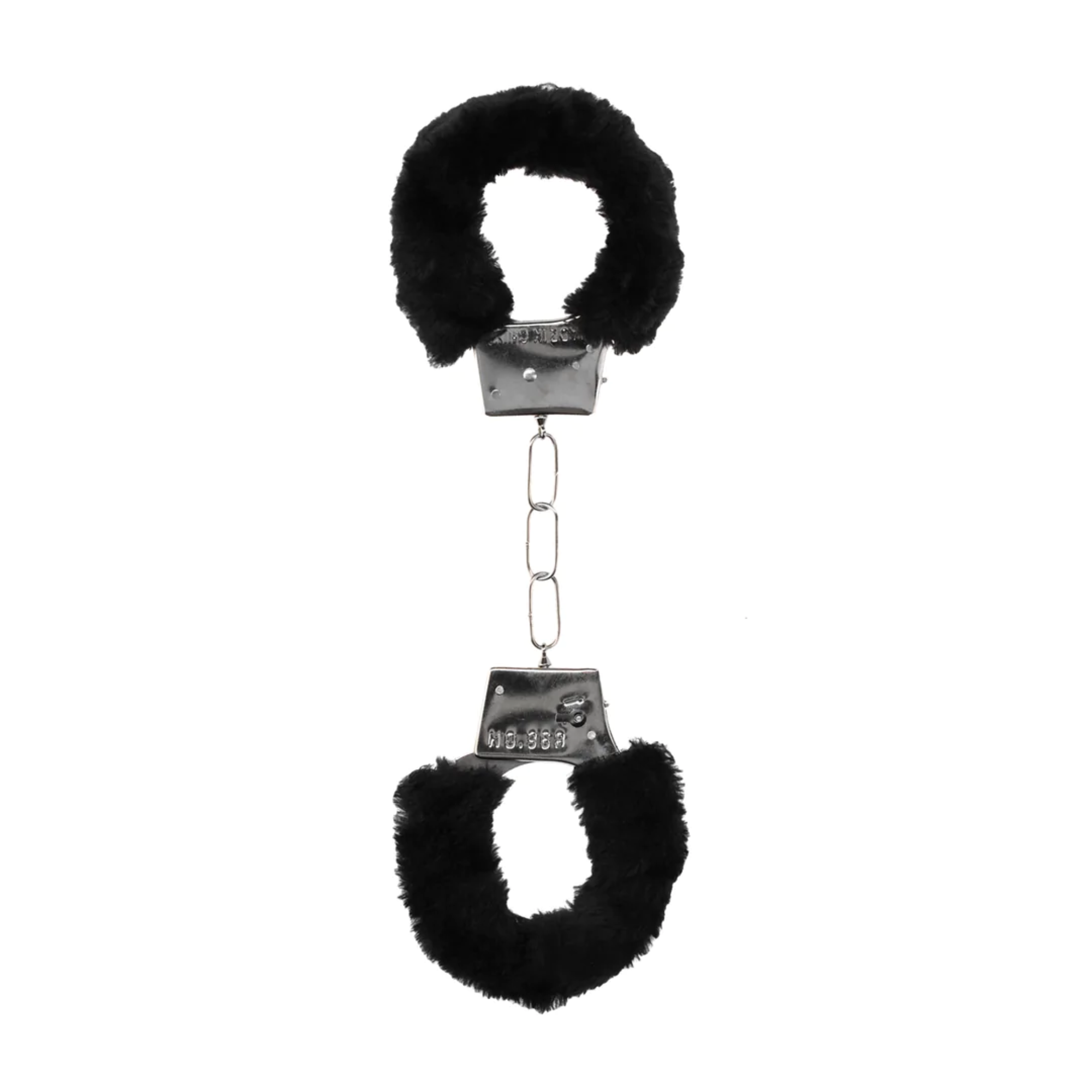 Ouch! Beginner's Furry Handcuffs Black Secondary image