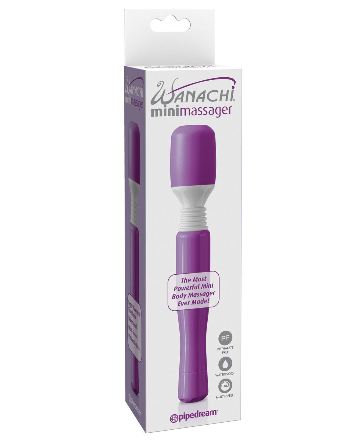 Mini Wanachi Massager Waterproof Purple | WorldCondoms Main image