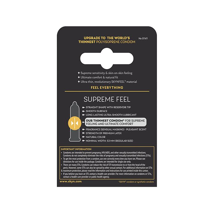 SKYN Supreme Feel Paquete de 3 Imagen secundaria del producto