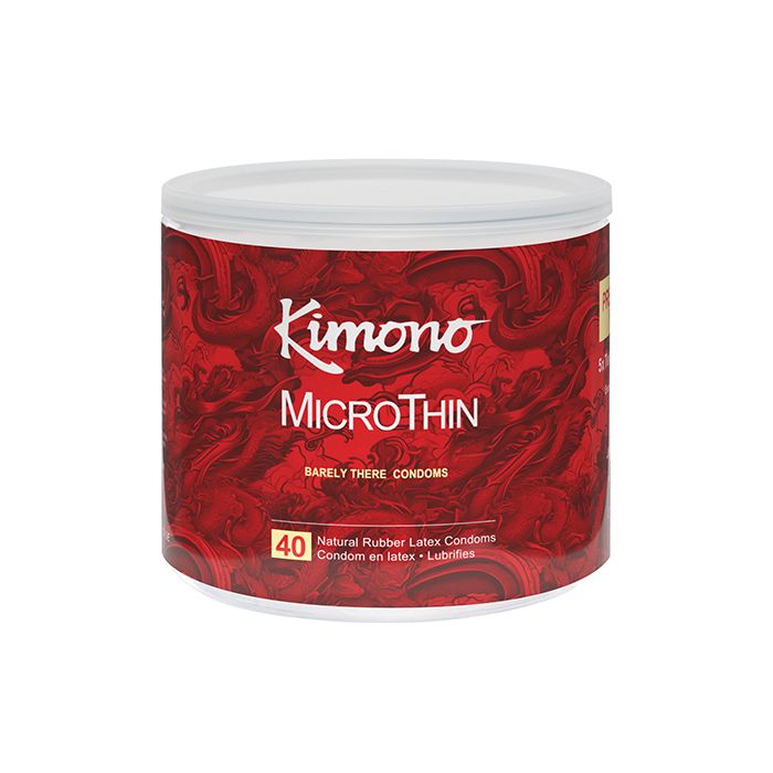 Kimono Microthin Ultra Thin Assorted Colors Bowl 40 | WorldCondoms Imagen principal del producto