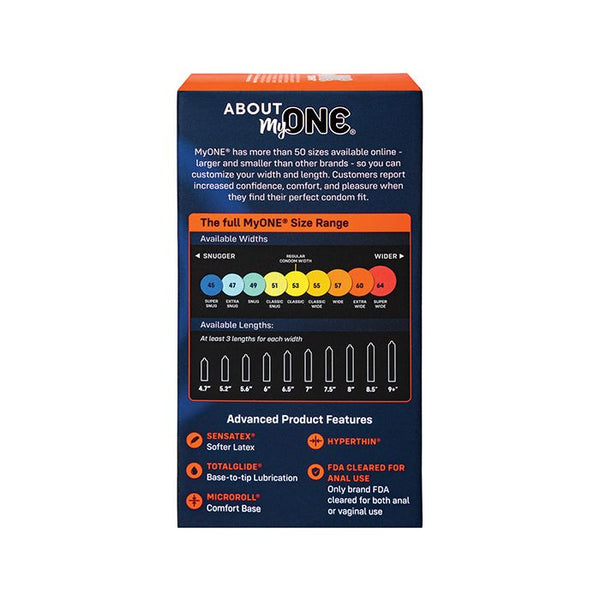 My One Extra Wide & Long Box 10 | WorldCondoms
