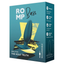 Retail box packaging view for the ROMP Bass Vibrating Anal Plug "The Hole Truth" featuring product specs along the side.