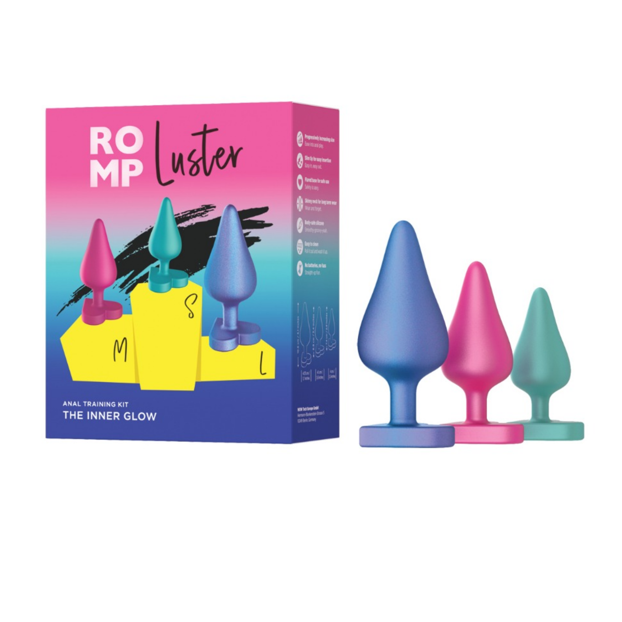 ROMP Luster Butt Plug Training Kit Secondary image