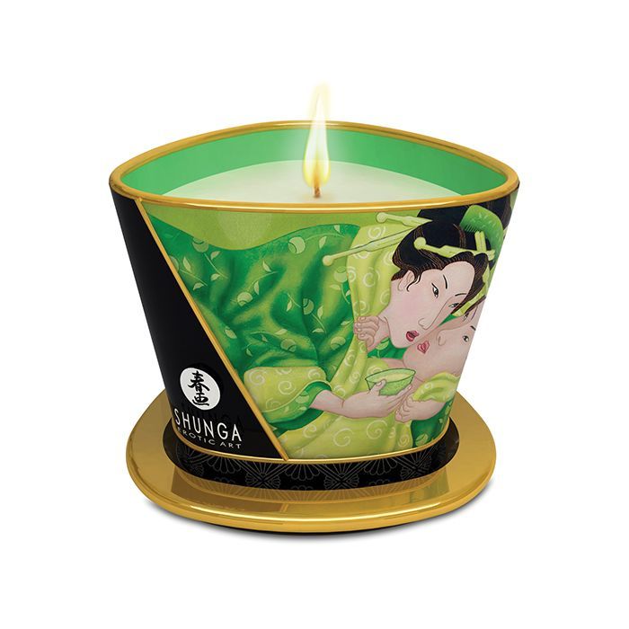 Shunga Zenitude Massage Candle Exotic Green Tea 170ml Main image