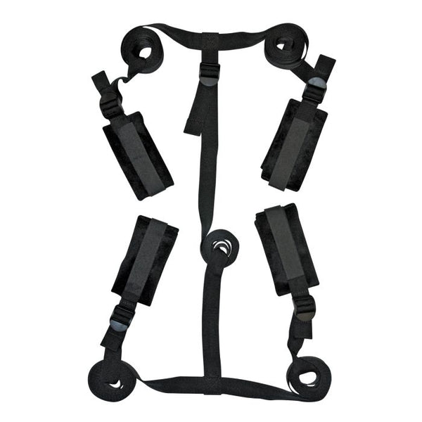 Sex & Mischief Bed Bondage Restraint Kit | WorldCondoms