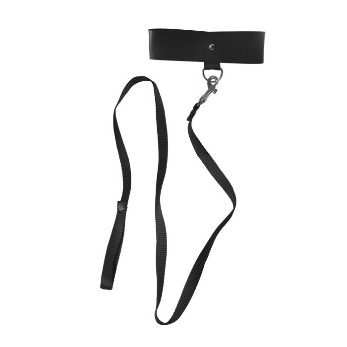 Sex & Mischief Leash & Collar Black | WorldCondoms
