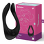 Satisfyer Endless Joy Black vibrator displayed next to original pink packaging box