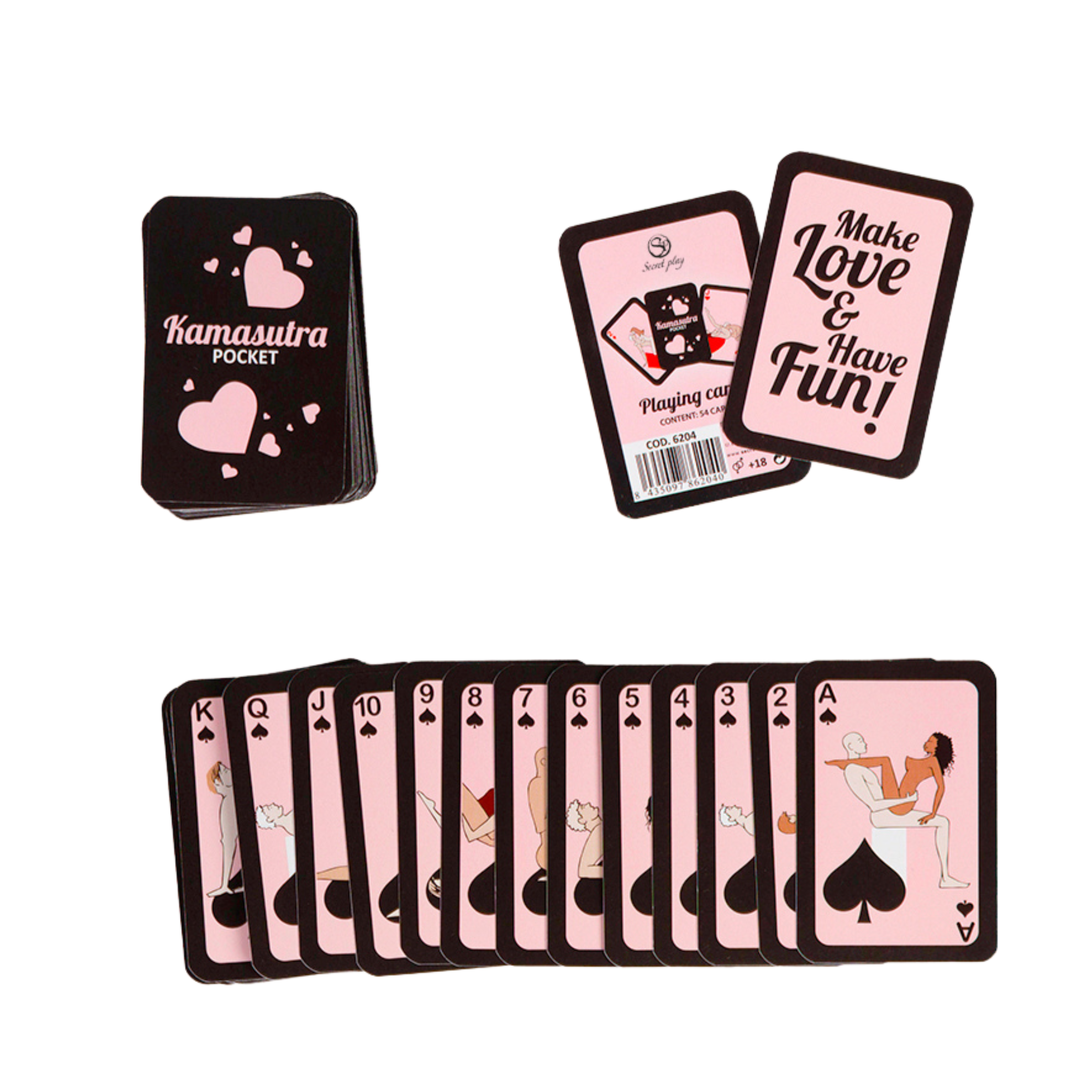 Secret Play Mini Kamasutra Pocket Playing Cards Secondary image