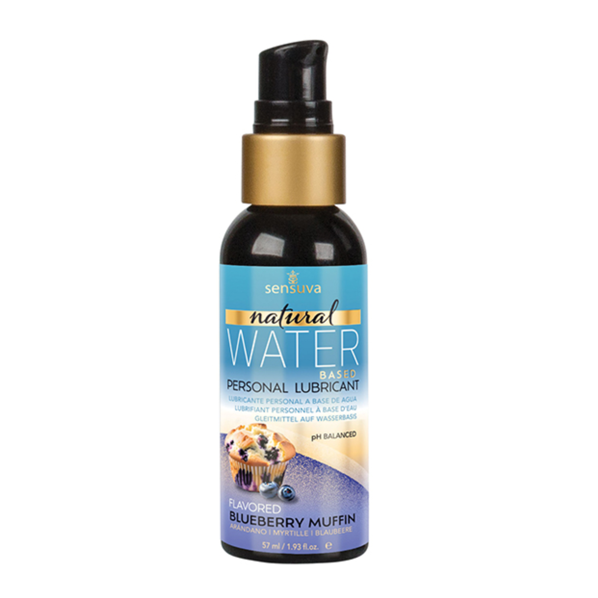 Sensuva Natural Water Based Moisturizer Blueberry Muffin Secondary image