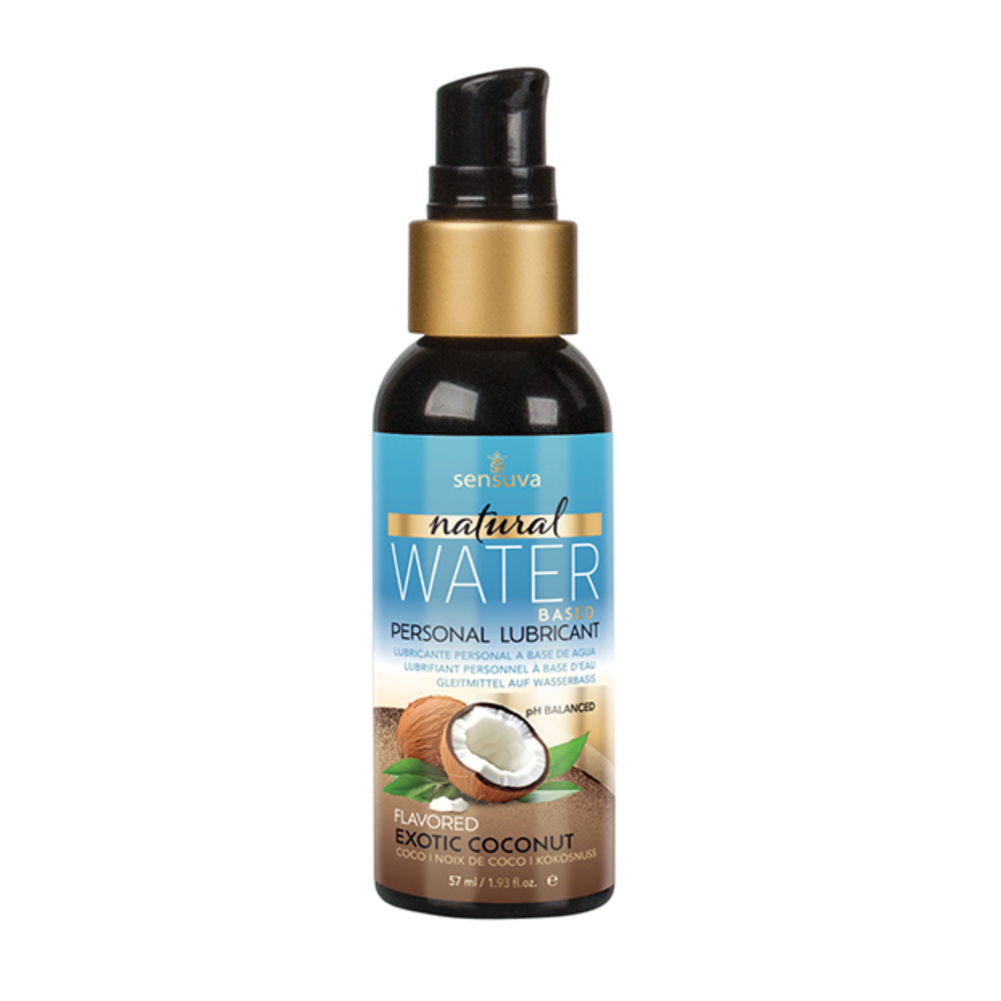 Sensuva Natural Water Based Moisturizer Exotic Coconut Secondary image