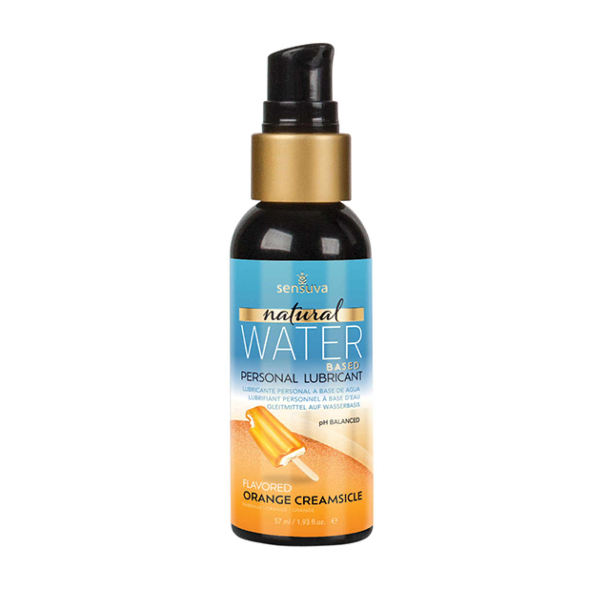 Sensuva Natural Water Based Moisturizer Orange Creamsicle Secondary image