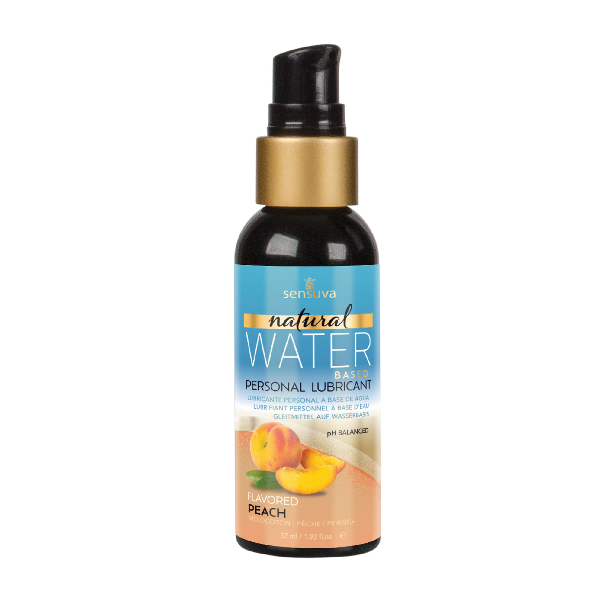 Sensuva Natural Water Based Moisturizer Peach Secondary image