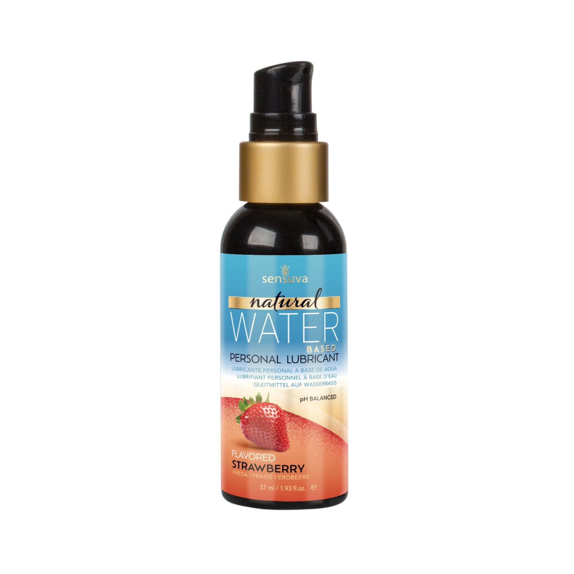 Sensuva Natural Water Based Moisturizer Strawberry Secondary image