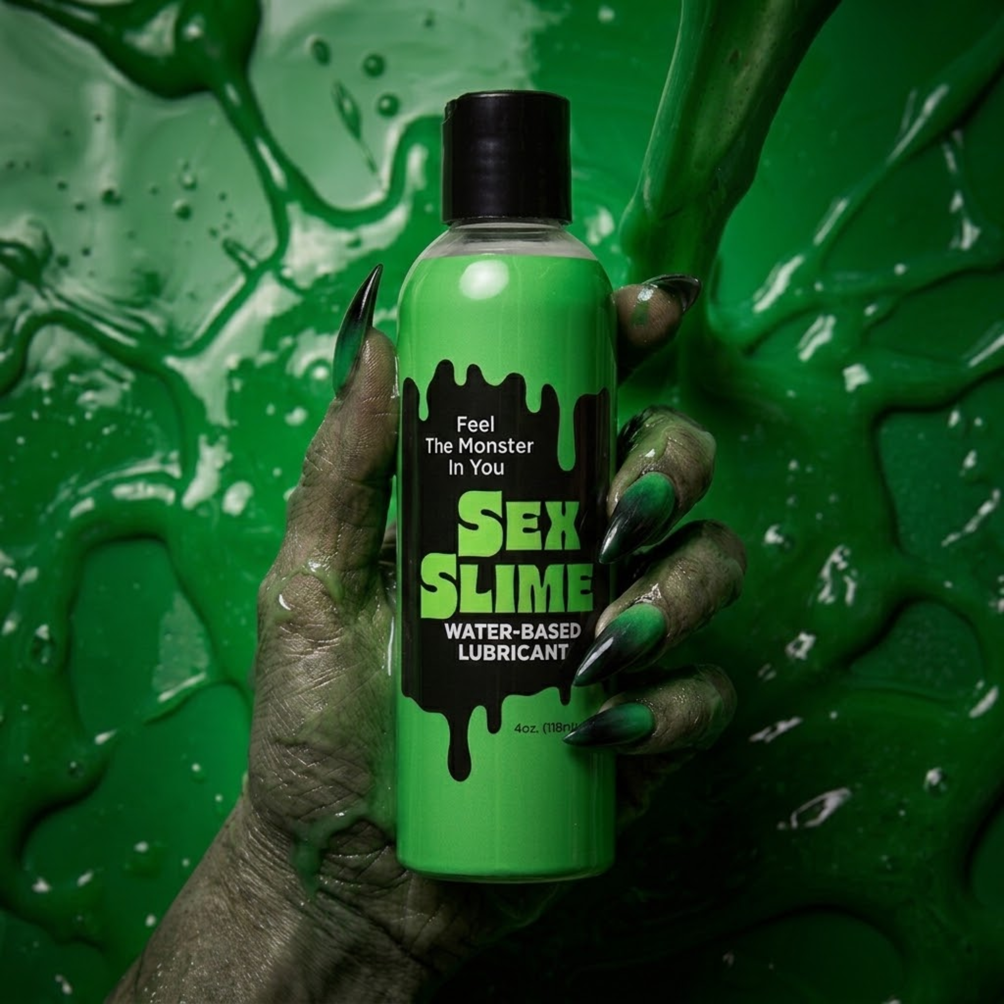 Slime sexual verde a base de agua  Imagen secundaria del producto