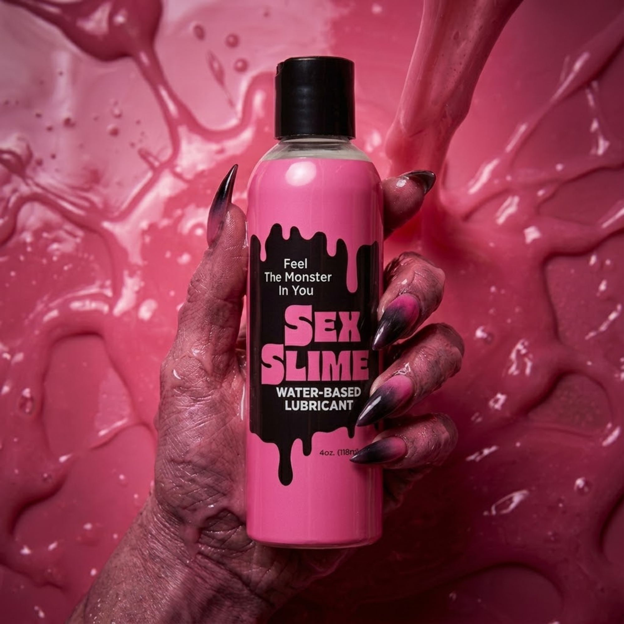 Slime sexual a base de agua rosa  Imagen secundaria del producto