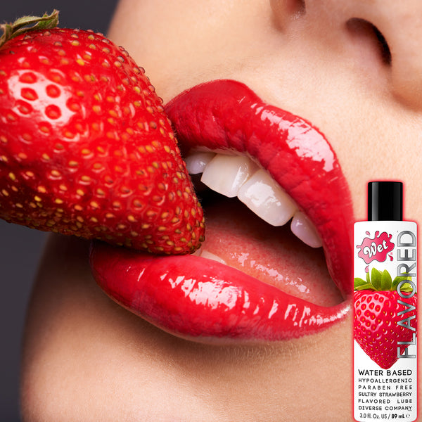 Wet Flavored Sexy Strawberry